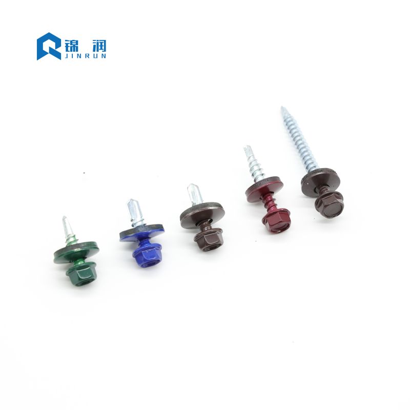 Jinrun ra mắt vít tự khoan đầu máy giặt Hex sơn với máy giặt EPDM cho môi trường lắp ráp đòi hỏi khắt khe
